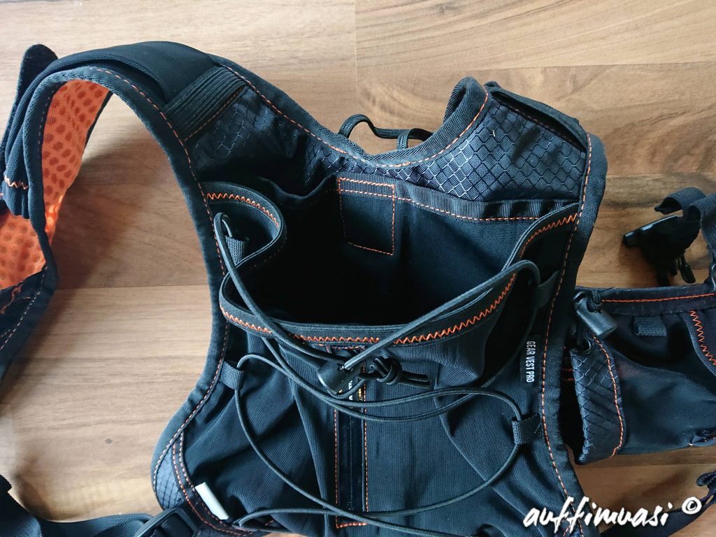 orange, rucksack, laufen