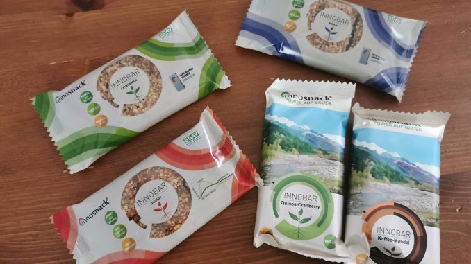 Innosnack, Riegel, Innobar, Laufen