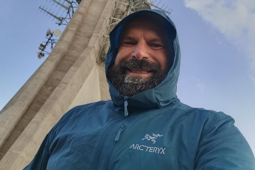 arcteryx, atom, jacke, laufen, Trailrunning