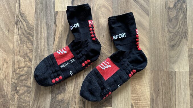 compressport, socks, socken, winter, run, review, test