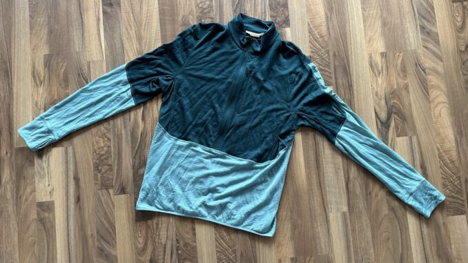 Icebreaker Merino Blend 200 Realfleece Descender Half-Zip, review, tets